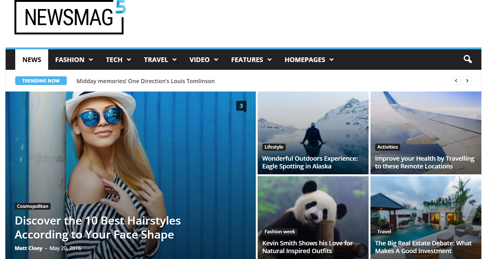 Theme tin tức WordPress Newsmag