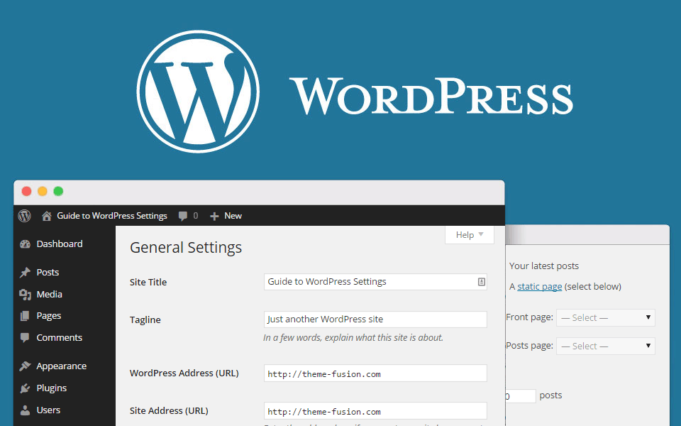 Hướng dẫn thiết lập các cài đặt cơ bản trong website WordPress