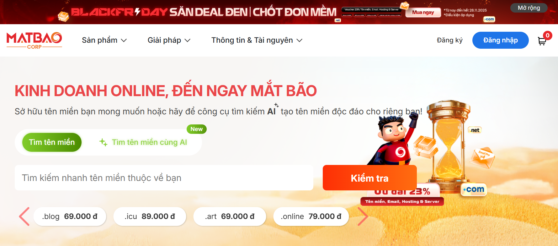 Mắt Bão là nhà đăng ký tên miền uy tín