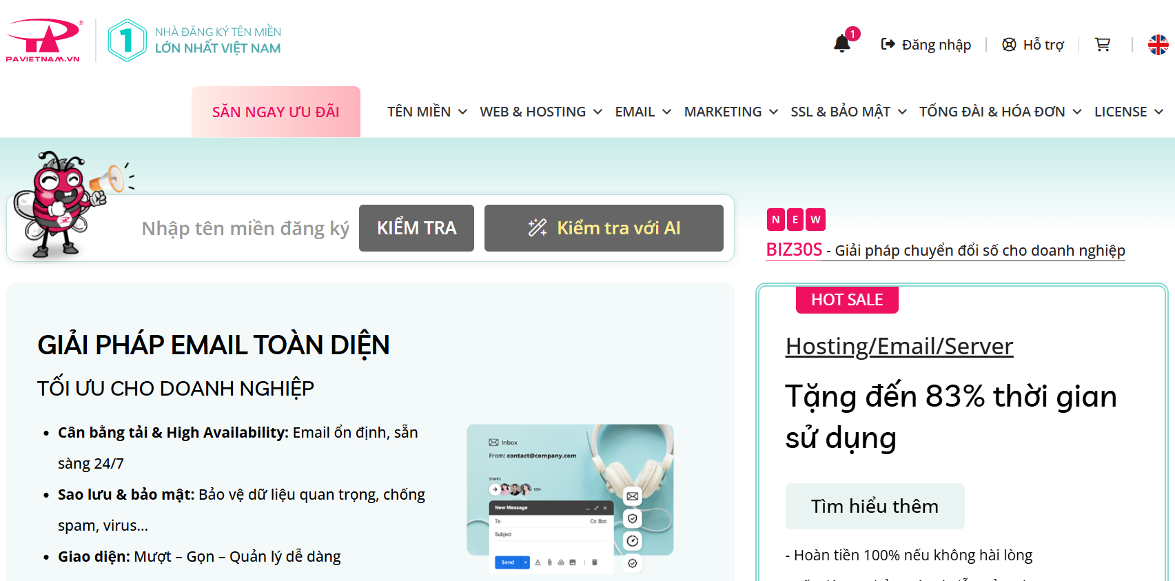 Nhà đăng ký tên miền PA Việt Nam