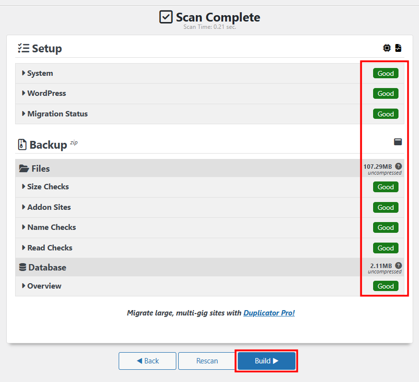 Backup website WordPress bằng plugin Duplicator