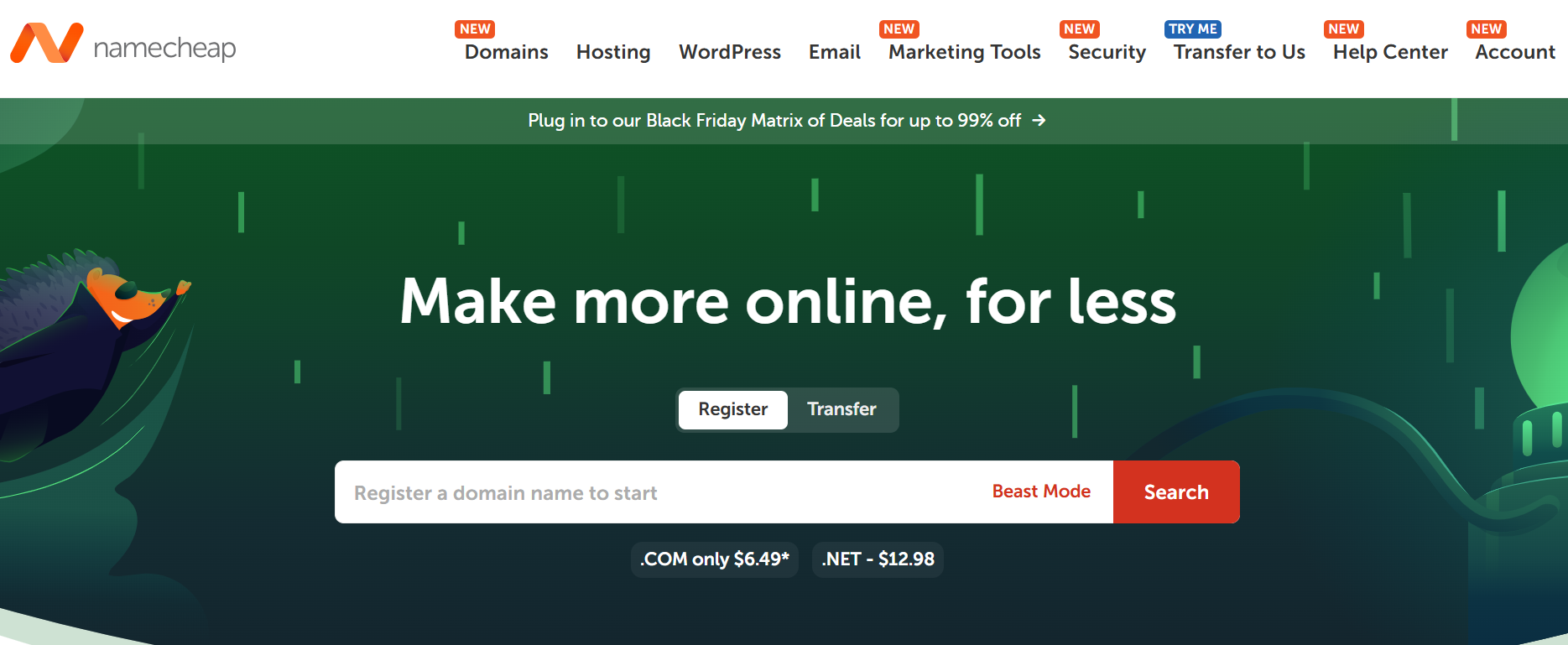 Namecheap là nhà đăng ký tên miền quốc tế uy tín