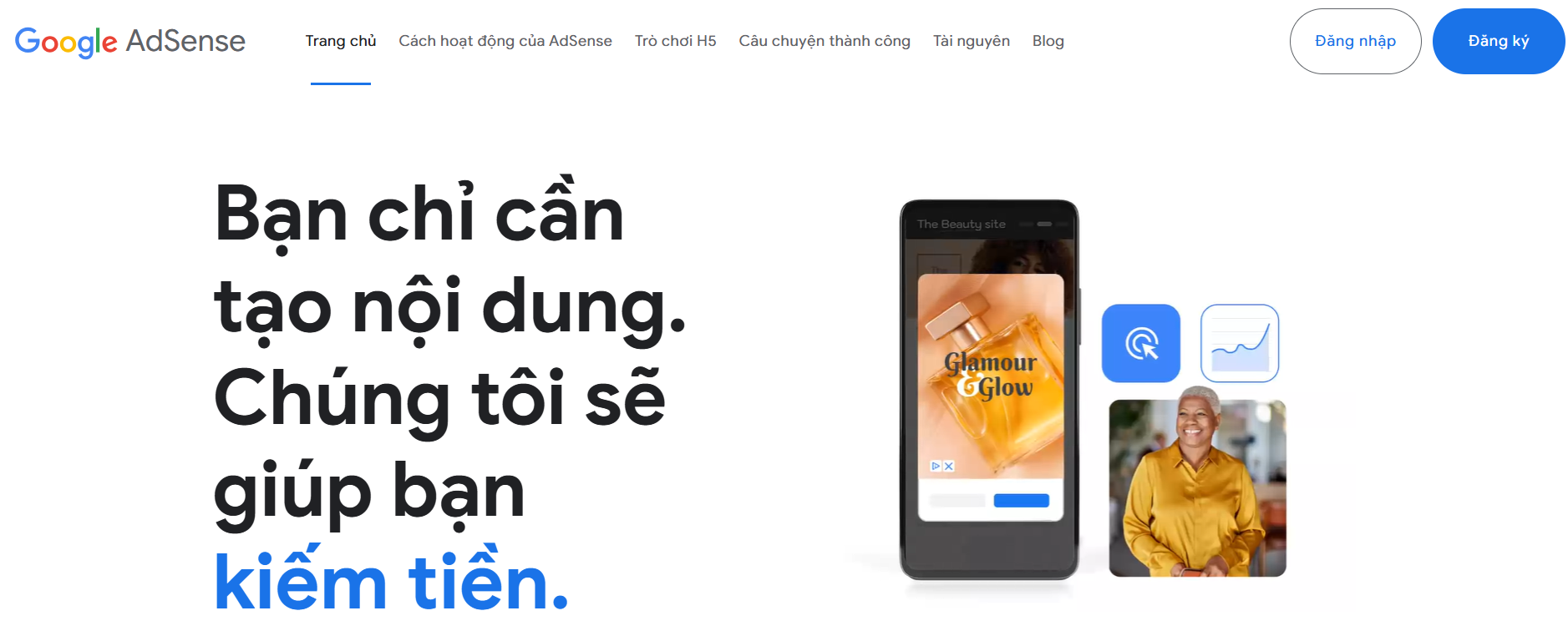 Đăng ký Google AdSense để kiếm tiền online