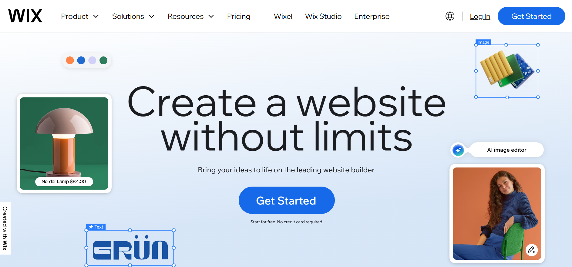 Wix là nền tảng thiết kế web bằng kéo thả
