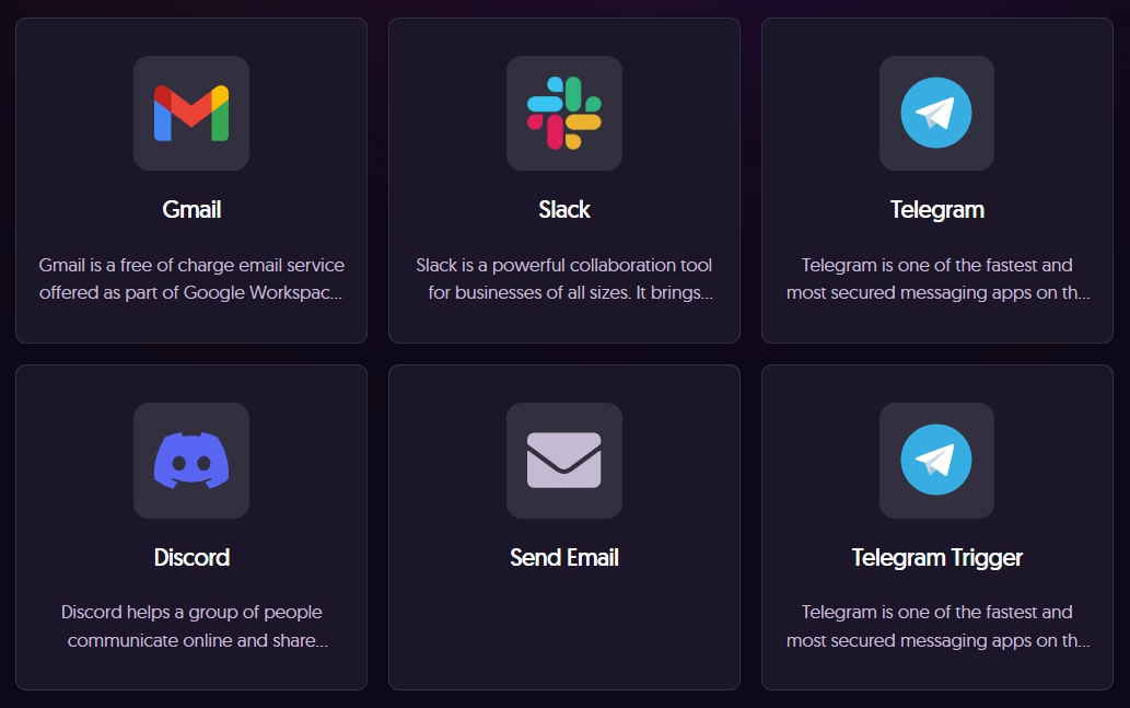 n8n có thể tích hợp hàng trăm ứng dụng khác nhau