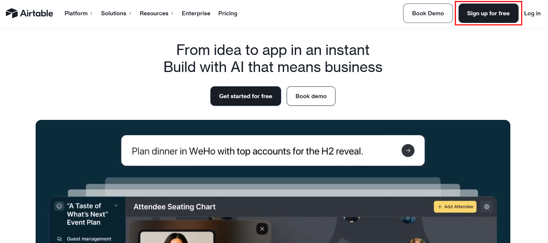 Hướng dẫn đăng ký tài khoản Airtable