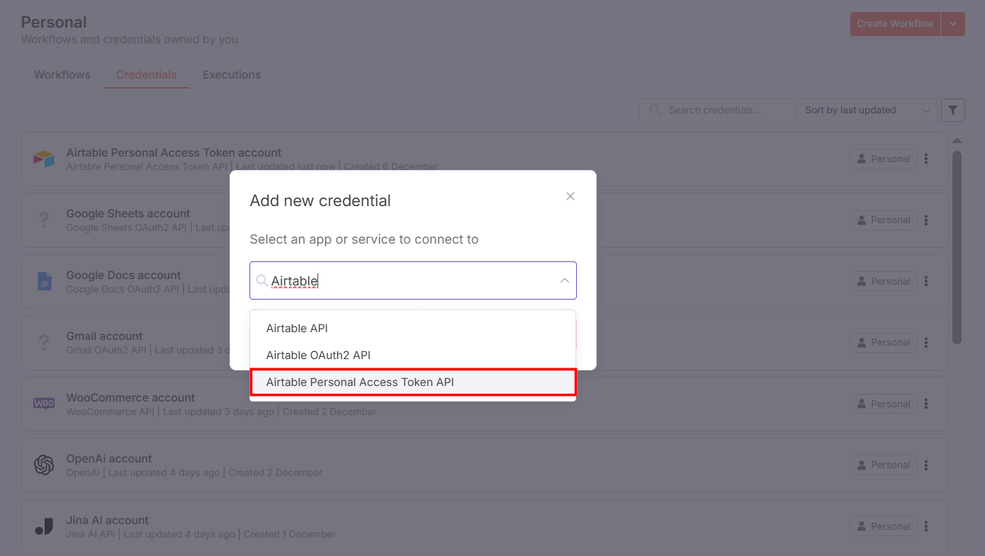 Huong Dan Cach Ket Noi Airtable Trong N8n