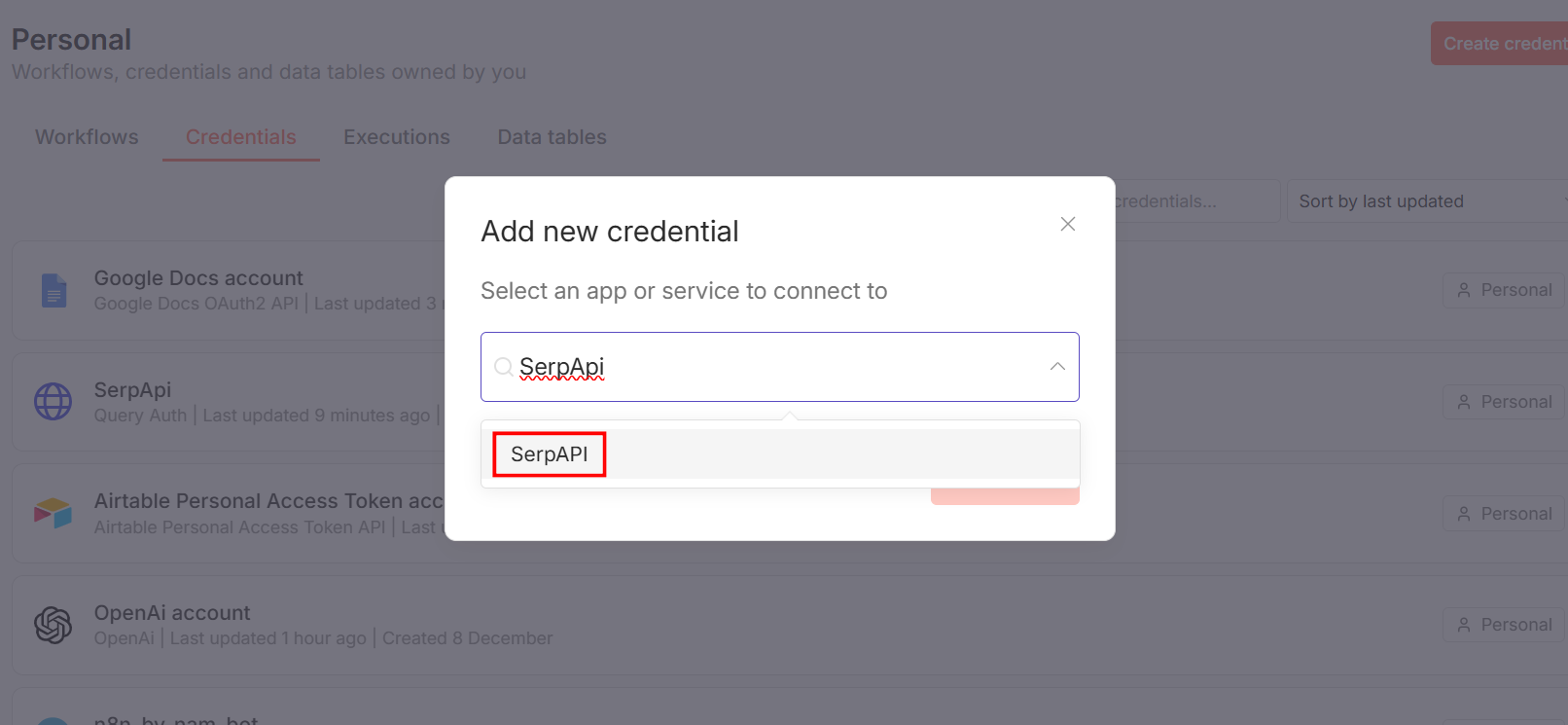 Hướng dẫn cách kết nối SerpApi vào n8n