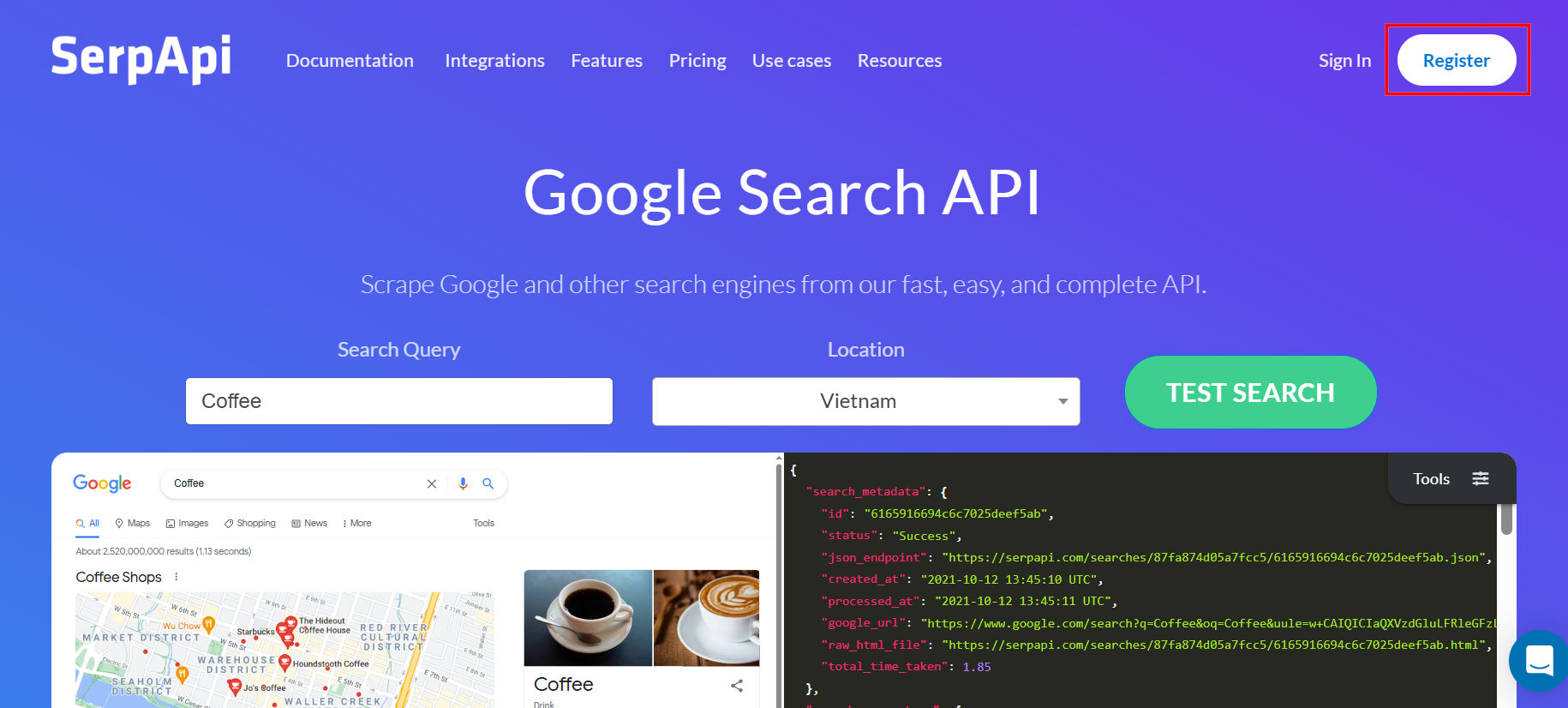 Hướng dẫn lấy API SerpApi tích hợp vào n8n
