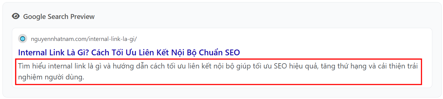 Meta Description là gì?